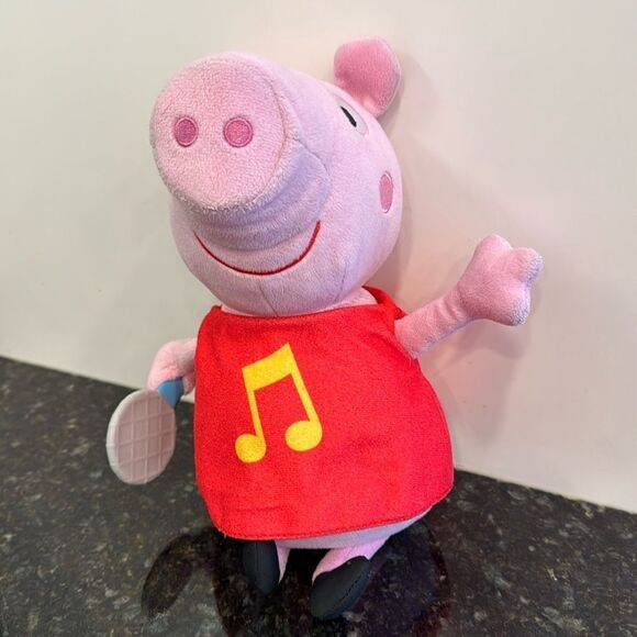 Hasbro Pepa Pig Plush Stuffed Animal 12" Talking Toy TESTED - Picture 1 of 9